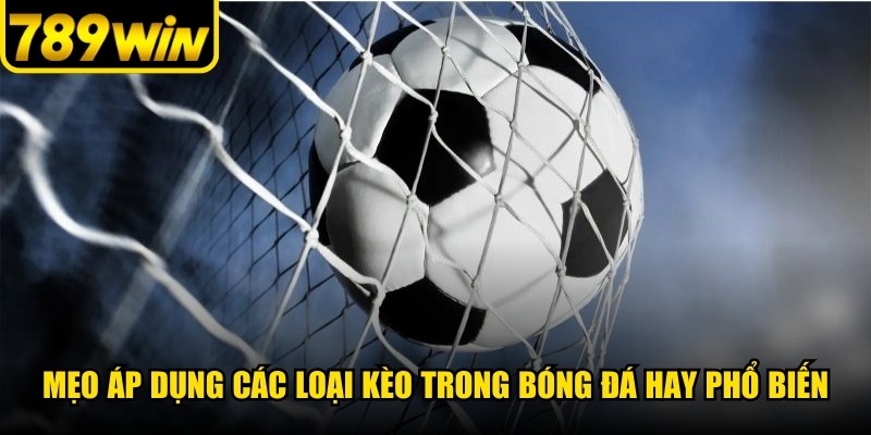 Mẹo áp dụng các loại kèo trong bóng đá hay phổ biến