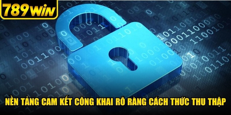 Nền tảng cam kết công khai rõ ràng cách thức thu thập, sử dụng và chia sẻ dữ liệu