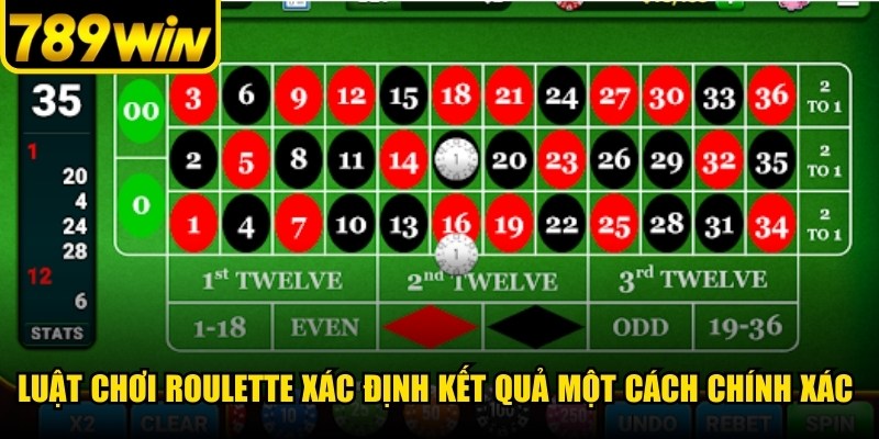 Luật chơi Roulette giúp xác định kết quả một cách chính xác hơn